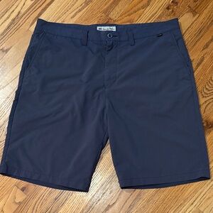 Travis Mathew Navy Flat Front Shorts